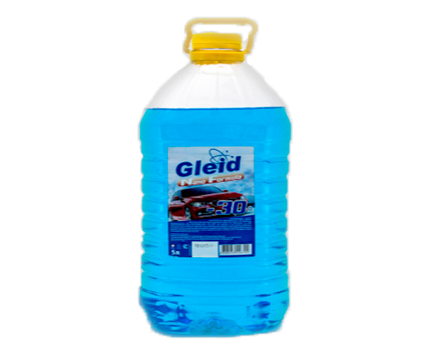 Жидкость стеклоомывающая "Gleid Pro -30С" 5,0л син 