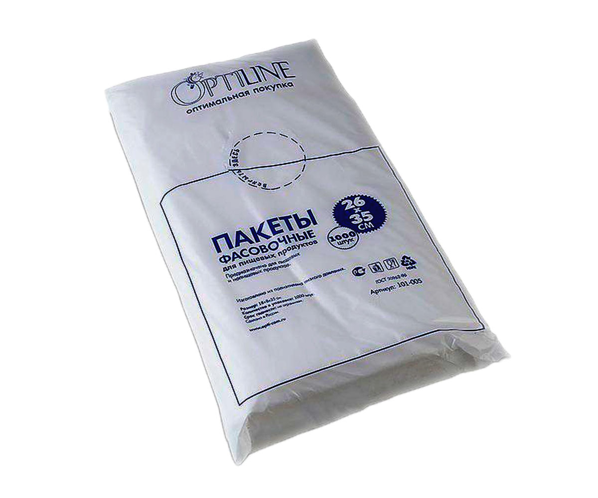 Фасовочный пакет ПНД 26х35см "Optiline" (Оптиком)