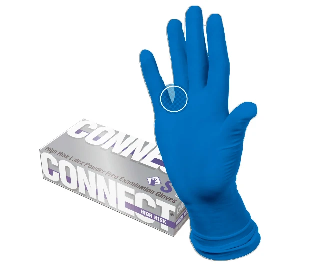 Перчатки нитриловые "Connect High Risk" 