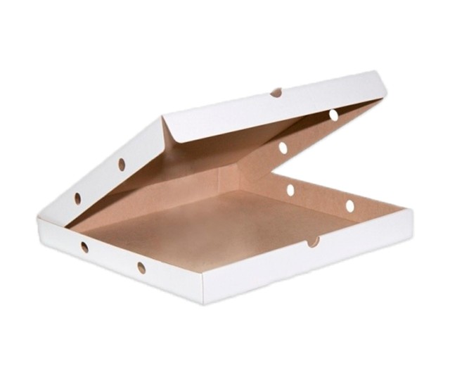 Коробка под пиццу 250х250х40мм белая (Оптиком)