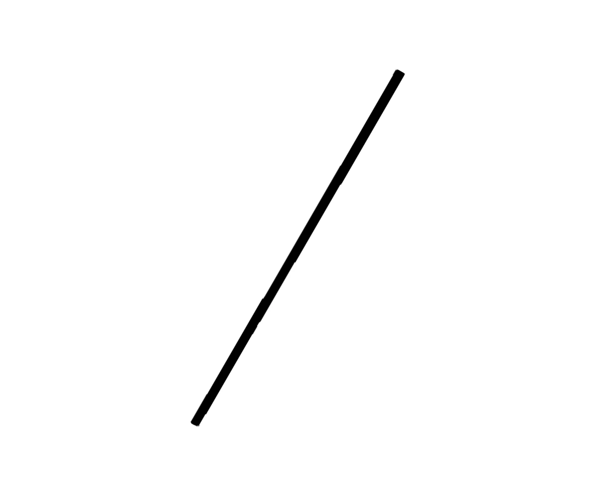 Трубочки для напитков 240х7,0мм в инд.упаковке черные без изгиба