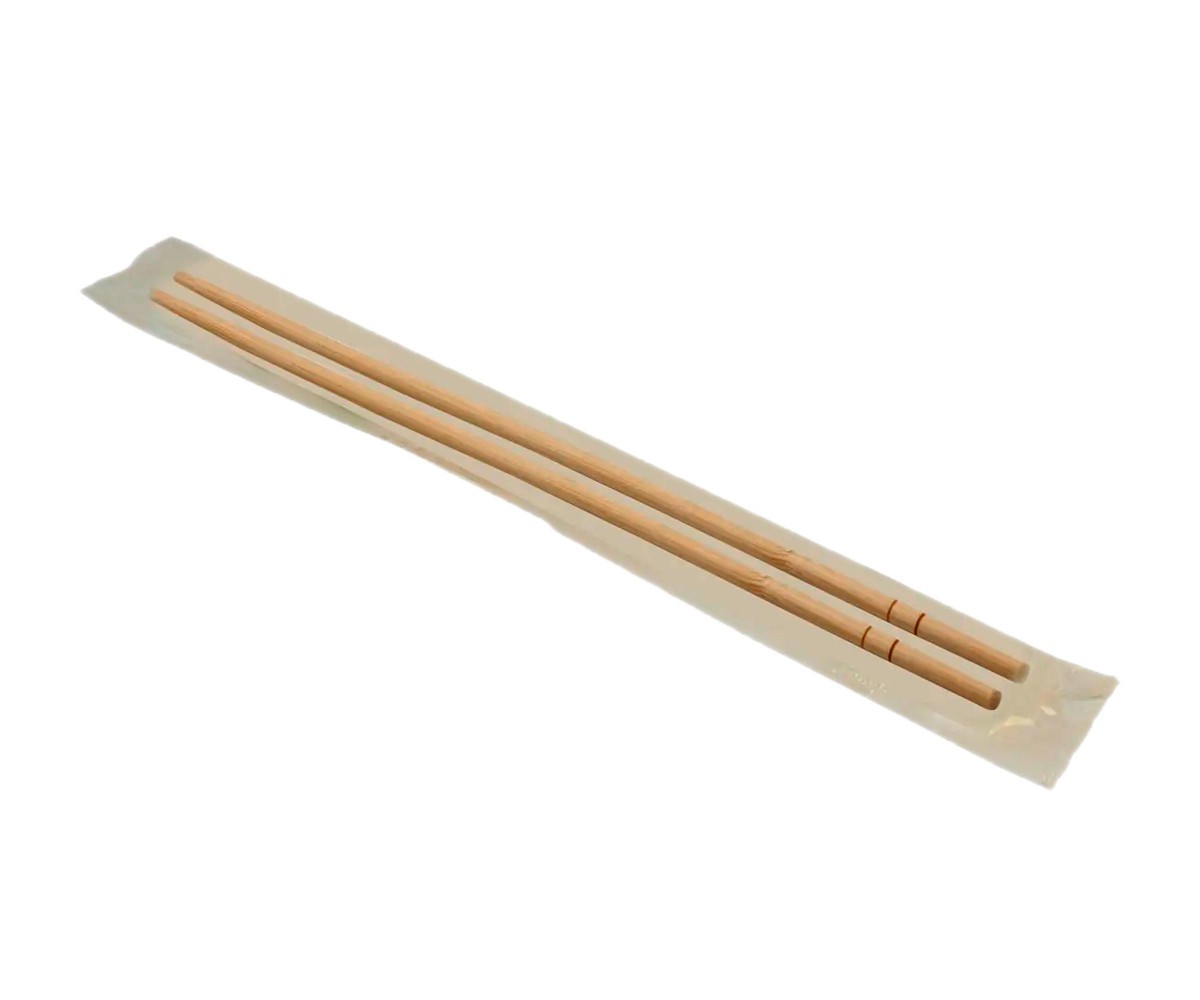 Палочки для суши круглые "Paterra" длиной 23см бамбук в индивидуальной упаковке 