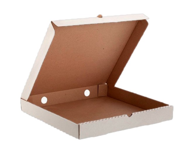Коробка под пиццу 310х310х40мм белая