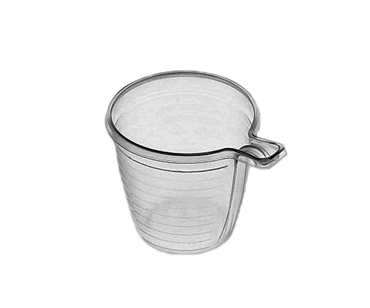 Чашка кофейная 200мл прозрачная (Зима Формопак)