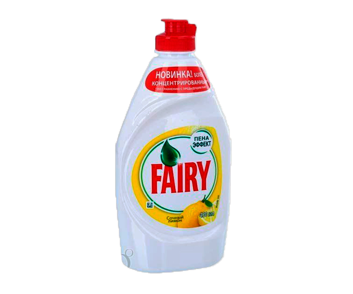 Средство-гель для мытья посуды "Fairy Лимон" 450мл 