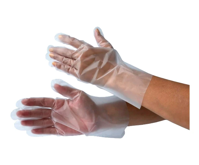 Перчатки из ТПЭ "Optiline" одноразовые размер S 