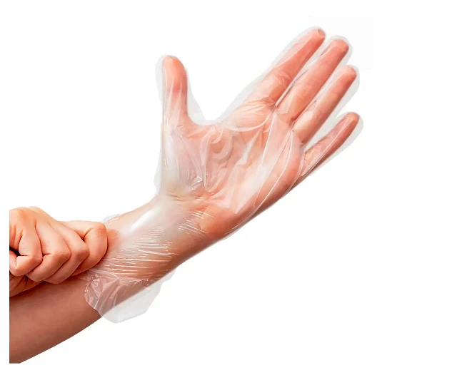 Перчатки из ТПЭ "Aviora" прозрачные размер S 