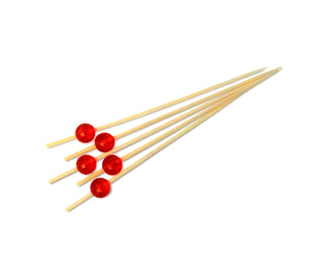Декоративные бамбуковые пики "Красный рубин Aviora" (ASD)