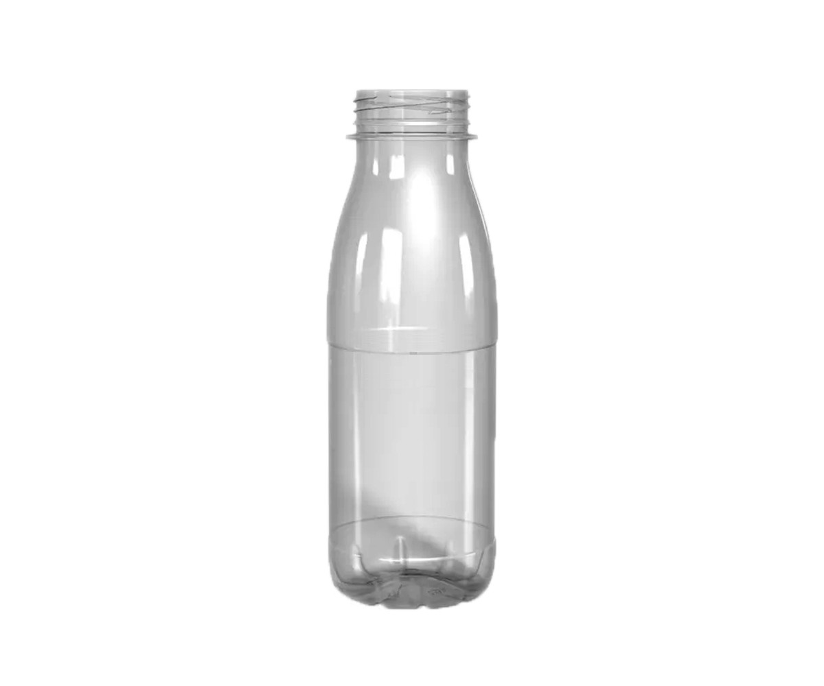 ПЭТ бутылка "Молочная" 330мл прозрачная (Сиб-Пресс)