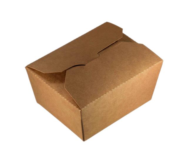 Контейнер бумажный "Fold Box" 1400мл крафт (D.R.V.)