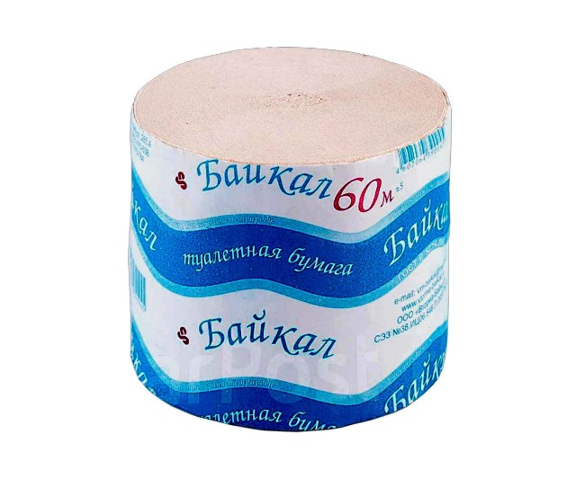 Туалетная бумага "Байкал" 60м 