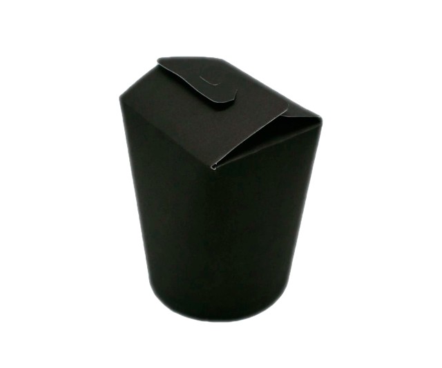Стакан-коробка "WOK" 720мл черный (ИП Лодкин)