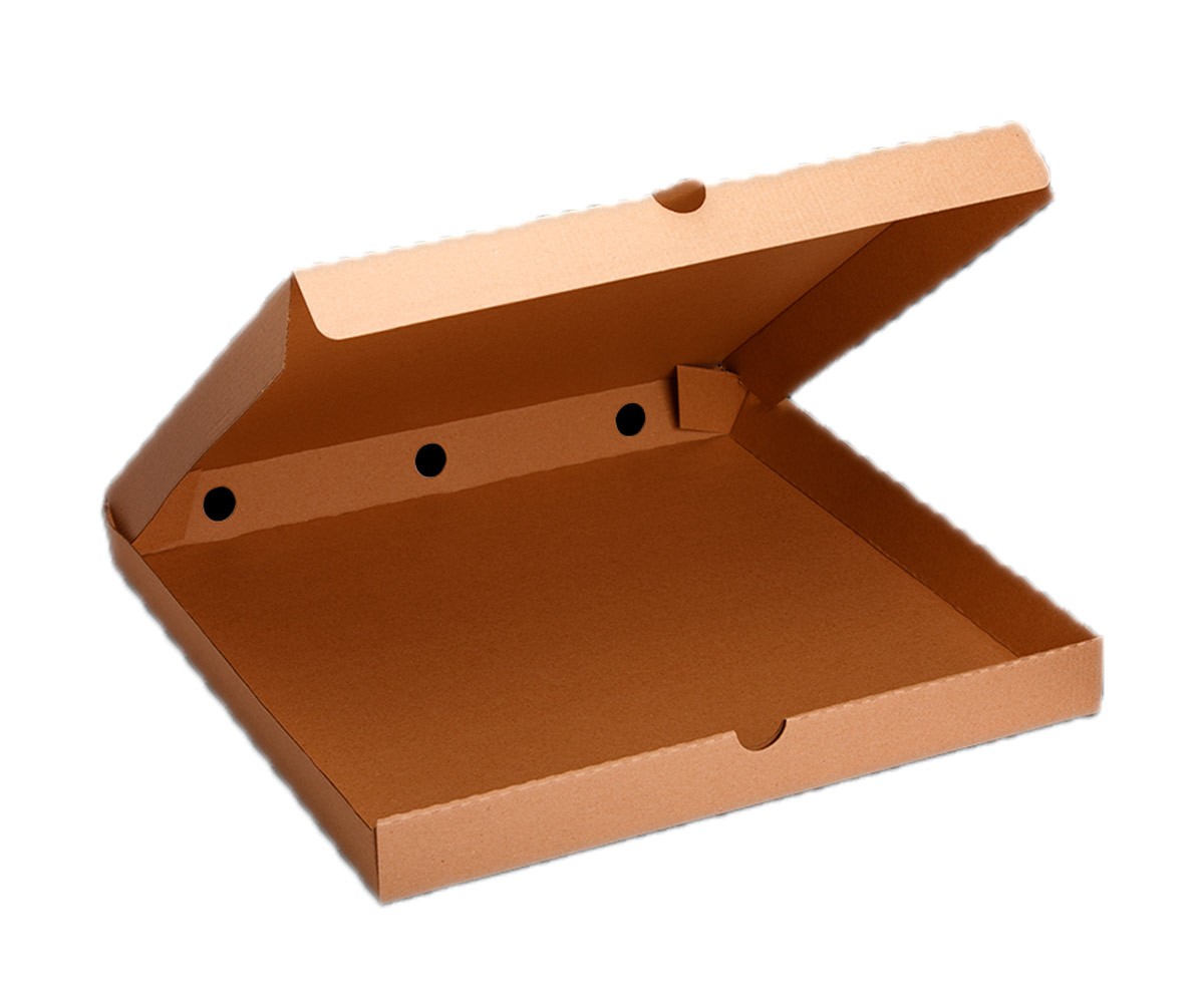 Коробка под пиццу 400х400х40мм крафт