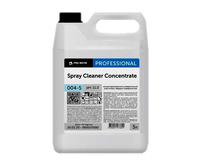 Универсальное моющее средство "Pro-Brite Spray Cleaner" 5,0л концентрат для твердых поверхностей 