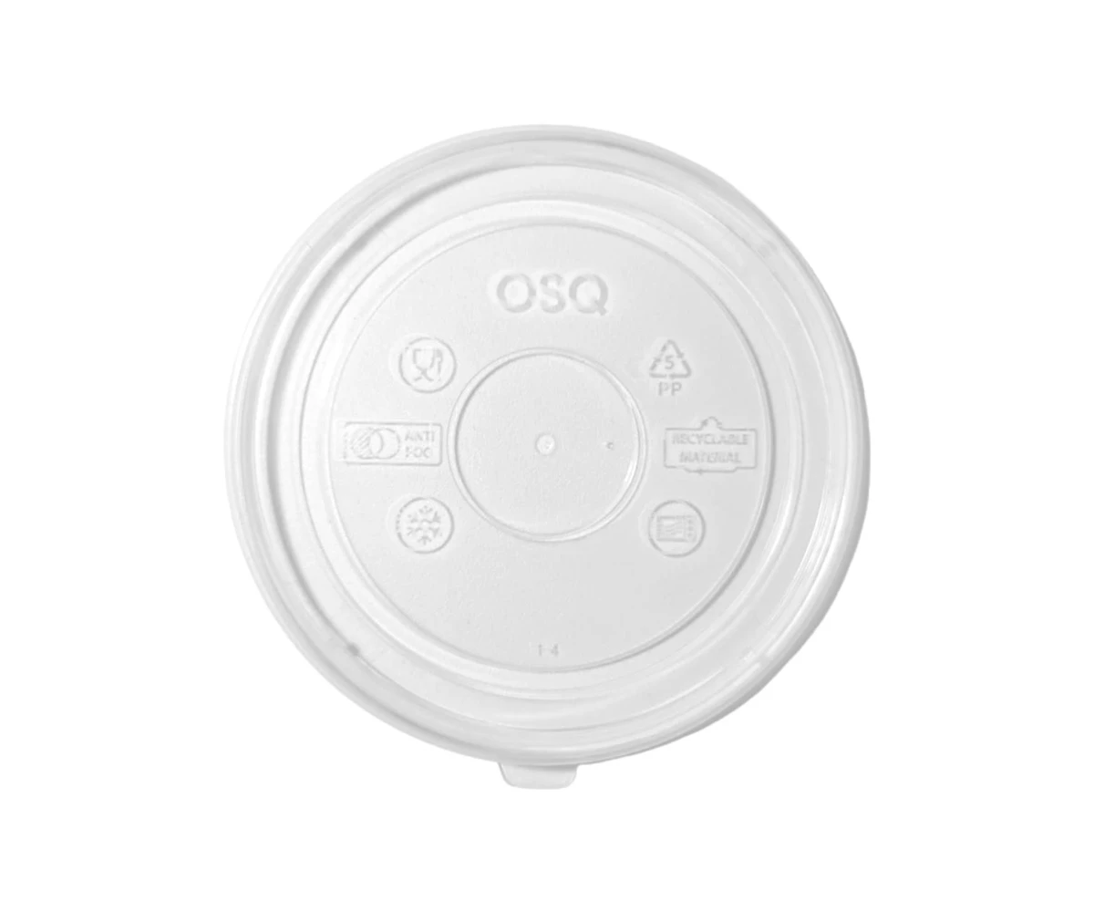 Крышка круглая "ROUND BOWL PP ANTIFOG" прозрачная плоская 700