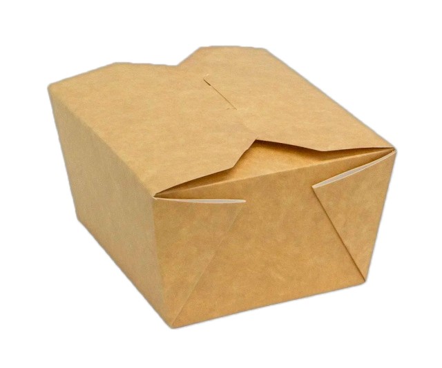 Контейнер бумажный "Fold Box" 950мл крафт (D.R.V.)
