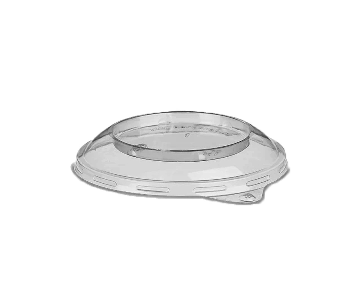 Крышка для креманки "Кристалл" прозрачная плоская 