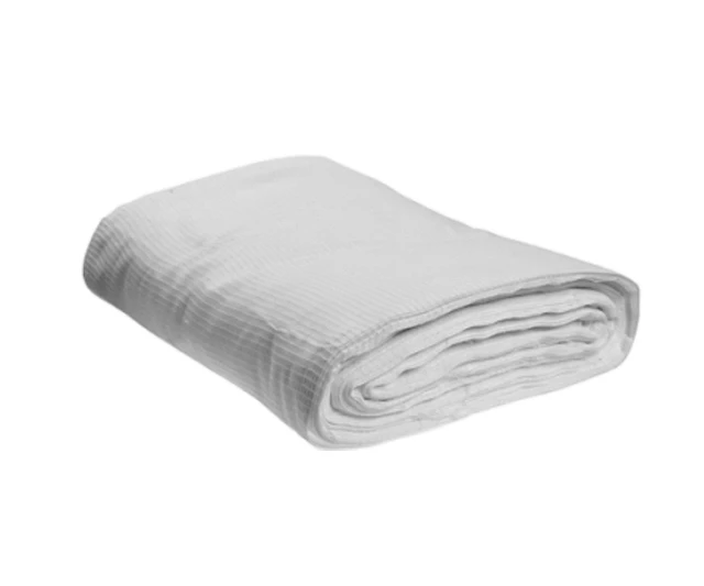 Полотенце вафельное 0,40х50м плотность 140г/м2 белое в рулоне