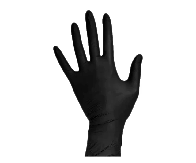 Перчатки нитриловые "Aviora" черные размер L 