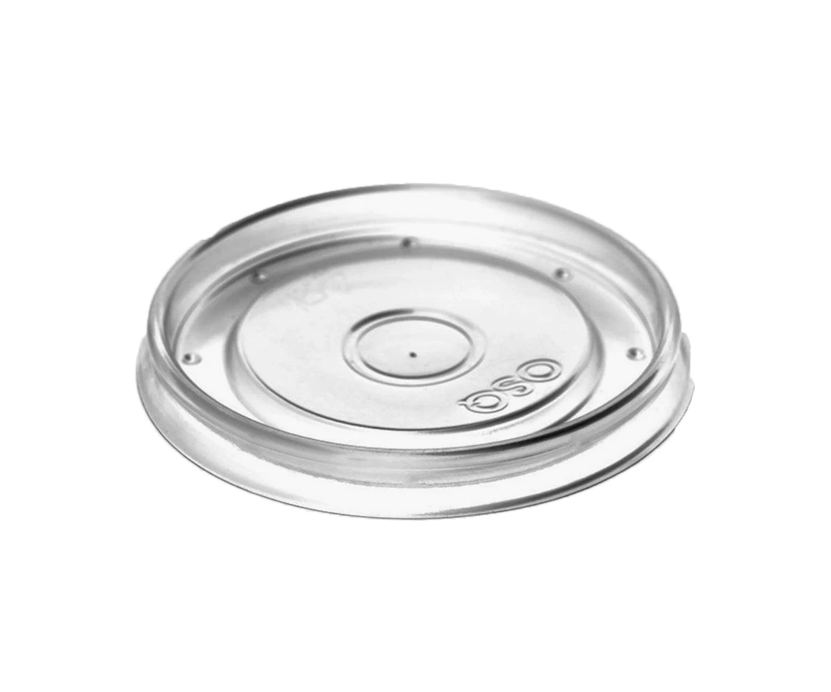 Крышка круглая "ROUND BOWL PP LID 100 ANTIFOG" прозрачная плоская 300, 400, 500
