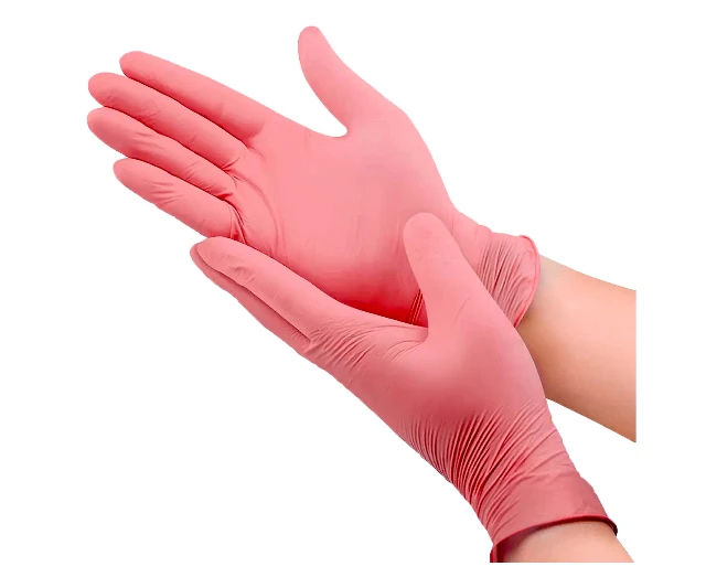 Перчатки нитриловые "Aviora" цветные размер XL 