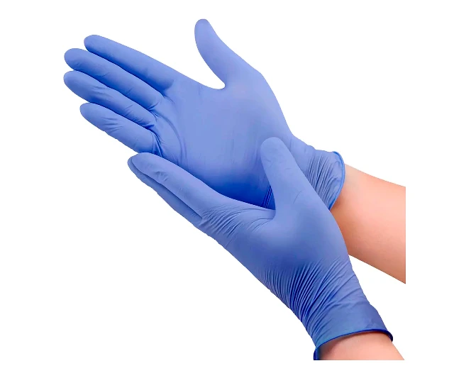 Перчатки нитриловые "Aviora" цветные размер L 