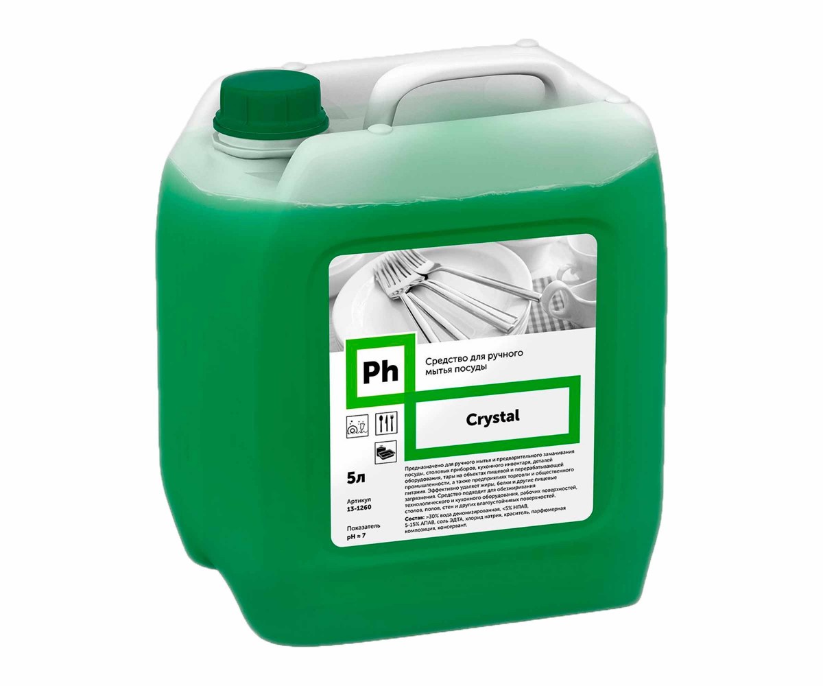 Средство для мытья посуды "Ph Crystal" 5,0л 