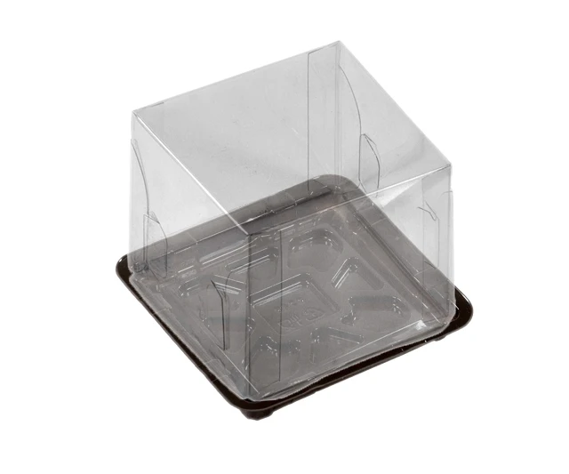 Раздельный контейнер для одного пирожного 9242/9240 (ППП)