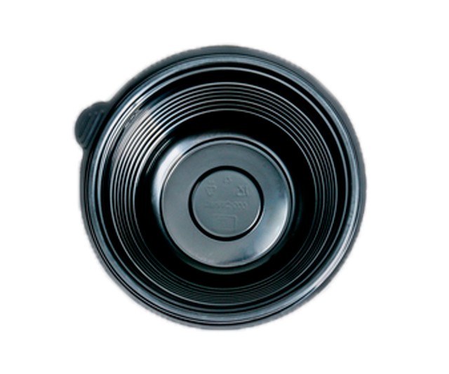 Тарелка ПР-МС-500 РР черная без крышки