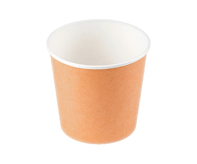 Контейнер круглый картонный "OSQ ROUND BOWL 700" коричневый крафт без крышки 