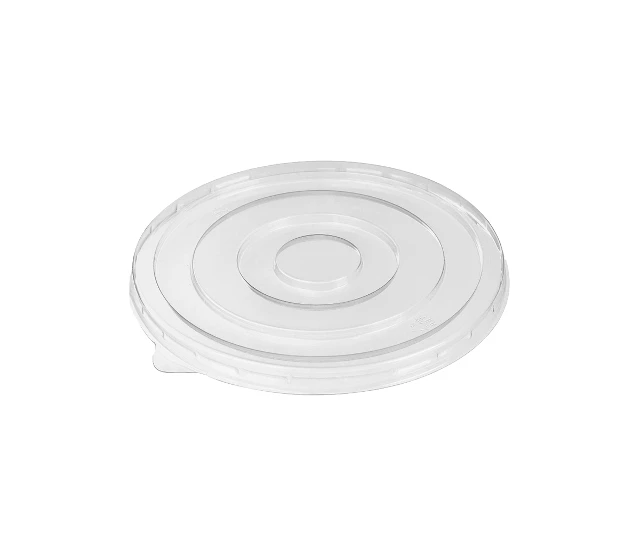 Крышка круглая "OSQ ROUND BOWL FLAT LID PP" прозрачная плоская 620,750,1000 