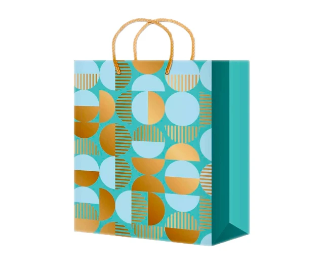 Пакет подарочный ламинированный 18х23+10см НГ