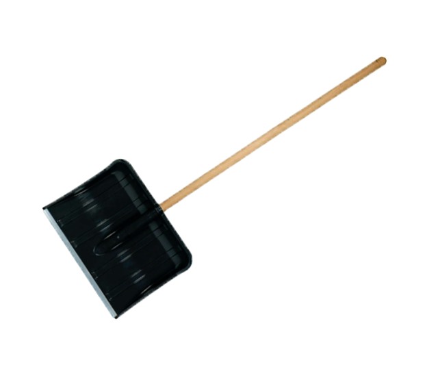 Лопата-скребок для уборки снега "Эконом-Олимп" деревянный черенок 
