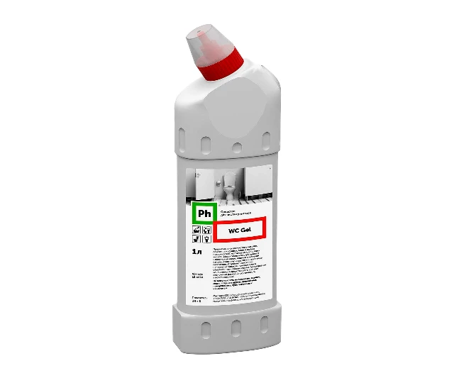 Средство для чистки унитазов "Ph WC Gel" 1,0л 