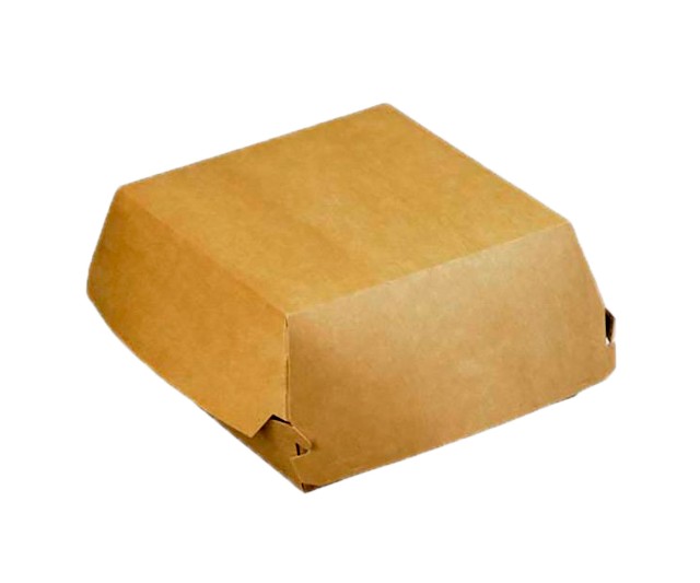 Коробка для гамбургера 1000мл крафт-картон
