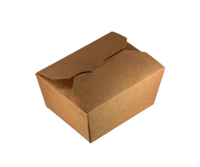 Контейнер бумажный "Fold Box" 800мл крафт (D.R.V.)