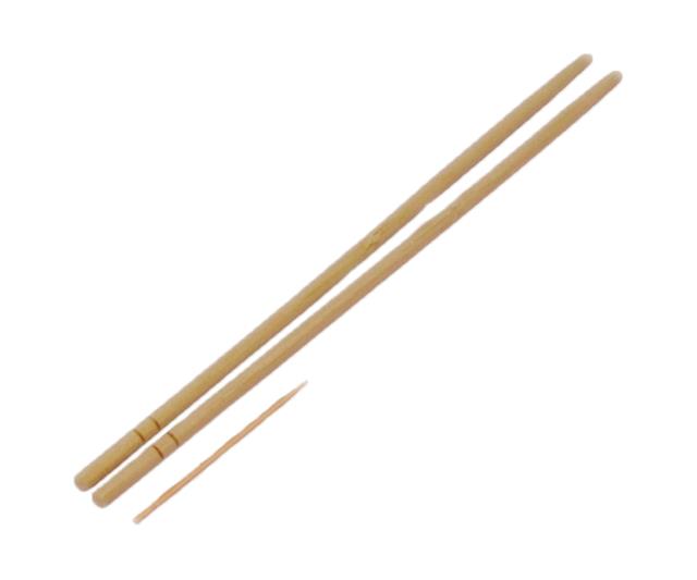 Палочки бамбуковые в инд.упаковке с зубочисткой